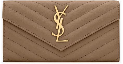 ysl grain de poudre large|envelope large flap wallet in grain de poudre embossed .